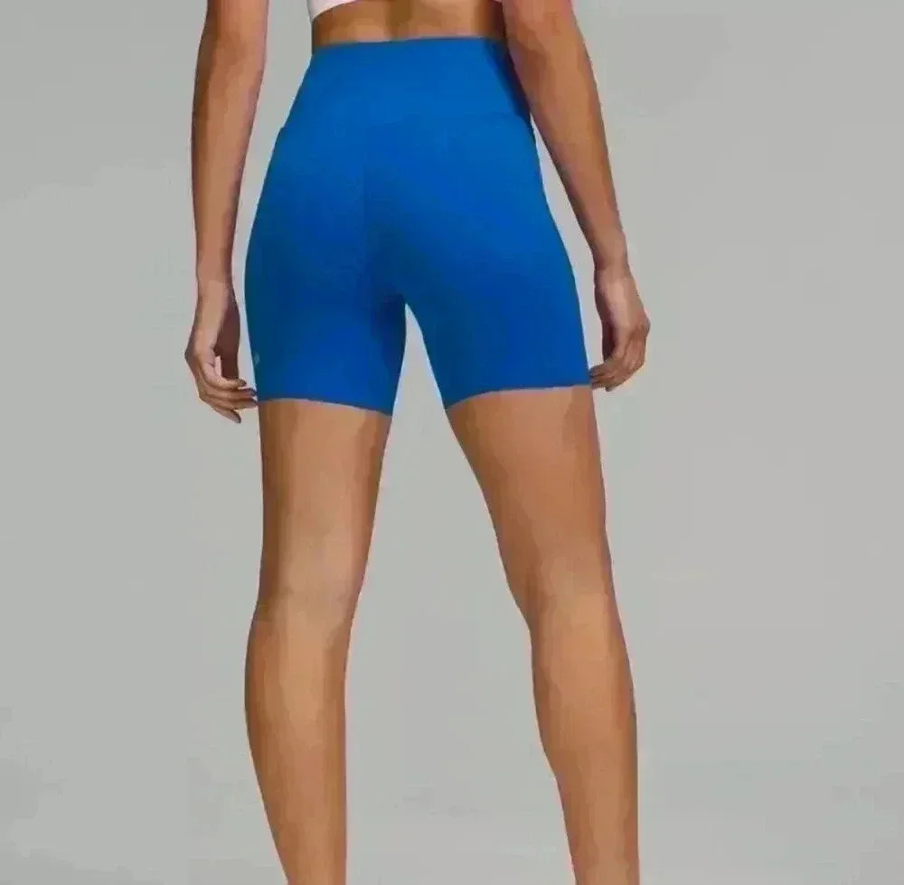 Lululemon Base Pace High-Rise Short 8" *Ribbed Nulux - Picture 1 of 6